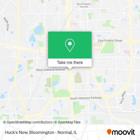 Huck's Now map