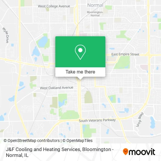 J&F Cooling and Heating Services map