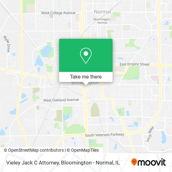 Vieley Jack C Attorney map