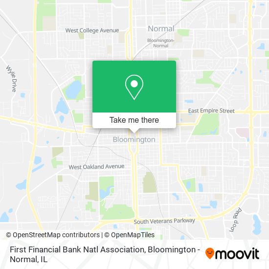 First Financial Bank Natl Association map