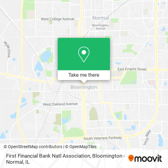 First Financial Bank Natl Association map