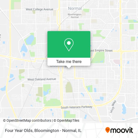 Four Year Olds map