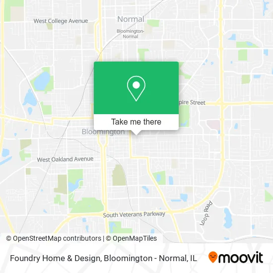 Foundry Home & Design map