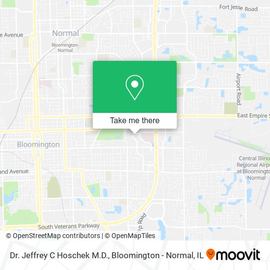 Mapa de Dr. Jeffrey C Hoschek M.D.