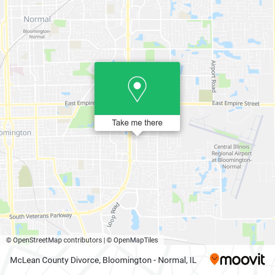 McLean County Divorce map