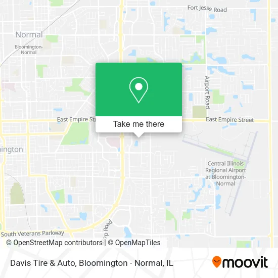 Davis Tire & Auto map
