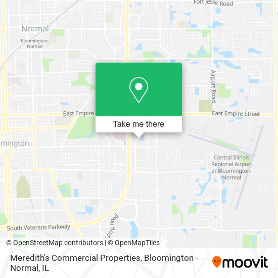 Meredith's Commercial Properties map