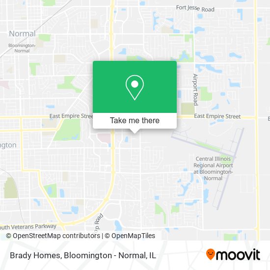 Mapa de Brady Homes
