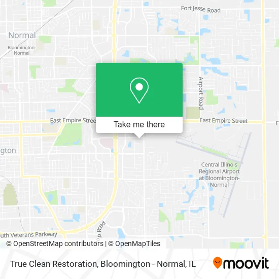 True Clean Restoration map