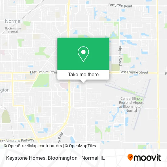 Keystone Homes map