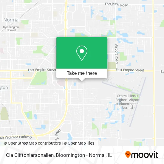 Cla Cliftonlarsonallen map