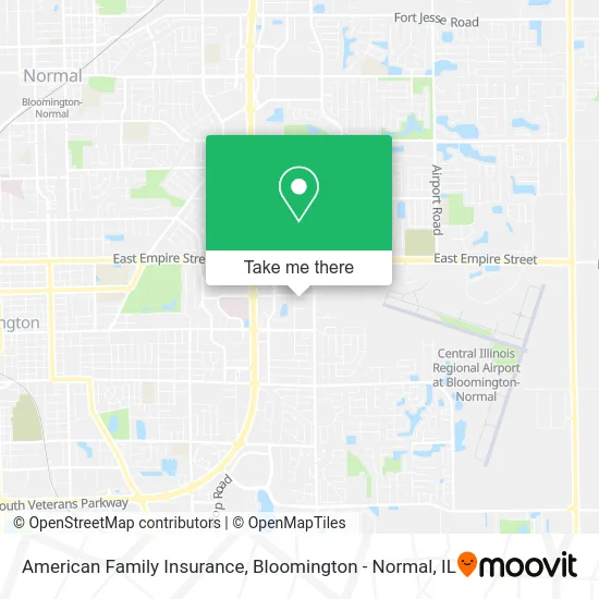 American Family Insurance map
