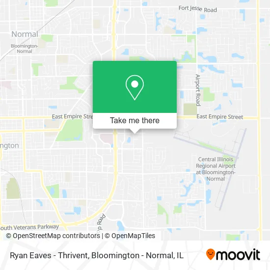 Ryan Eaves - Thrivent map