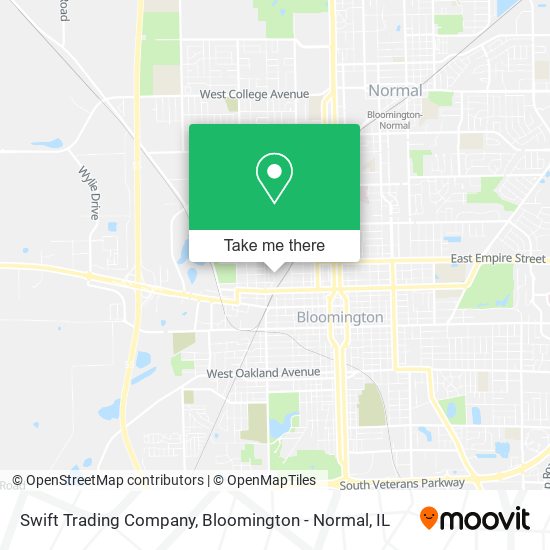 Mapa de Swift Trading Company