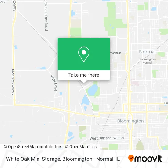 White Oak Mini Storage map