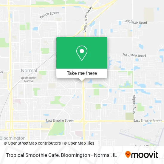 Tropical Smoothie Cafe map