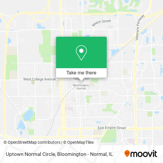 Uptown Normal Circle map
