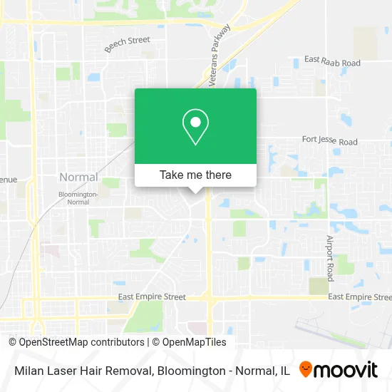 Milan Laser Hair Removal map
