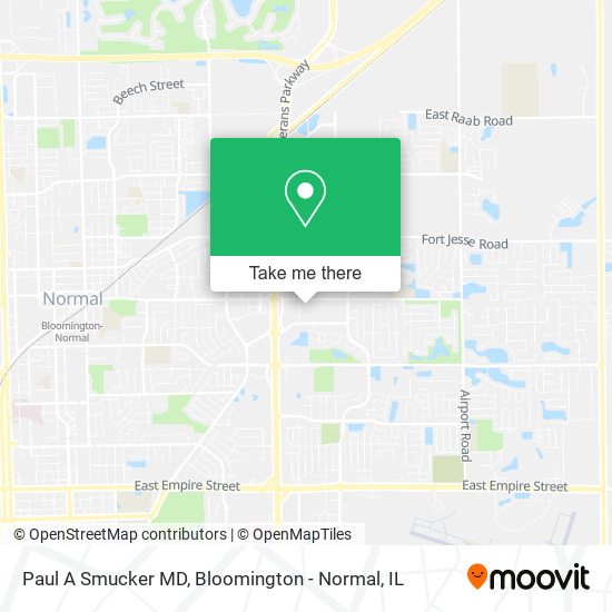 Paul A Smucker MD map