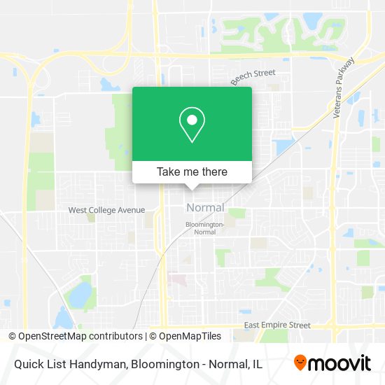 Quick List Handyman map