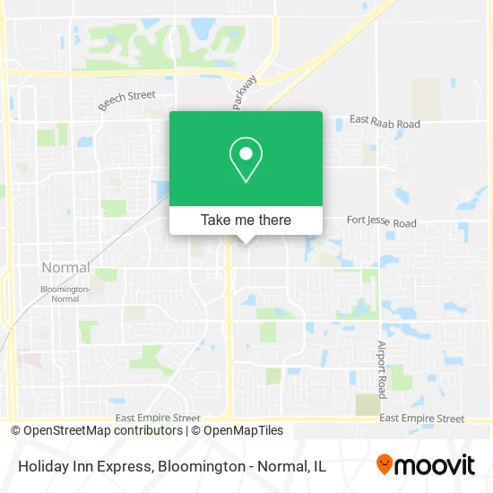 Holiday Inn Express map