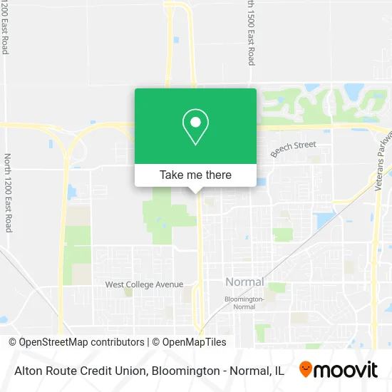 Alton Route Credit Union map