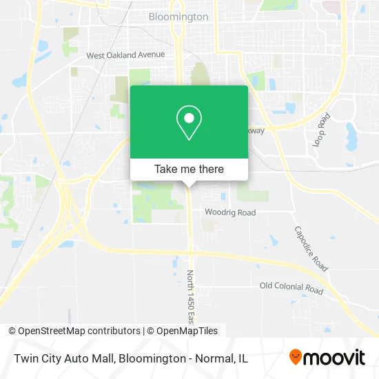 Twin City Auto Mall map