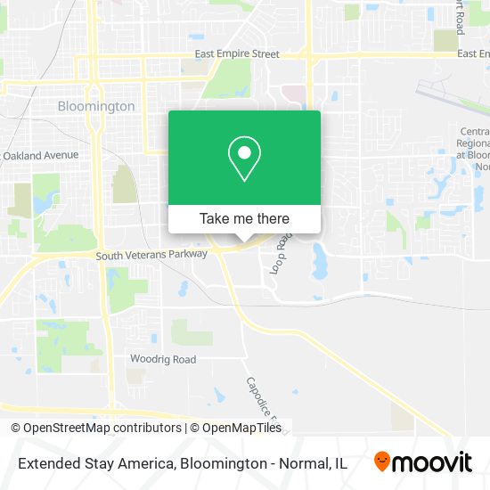 Mapa de Extended Stay America