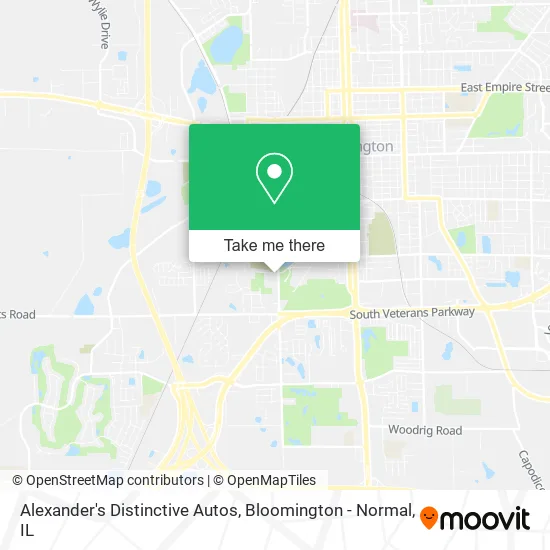 Alexander's Distinctive Autos map