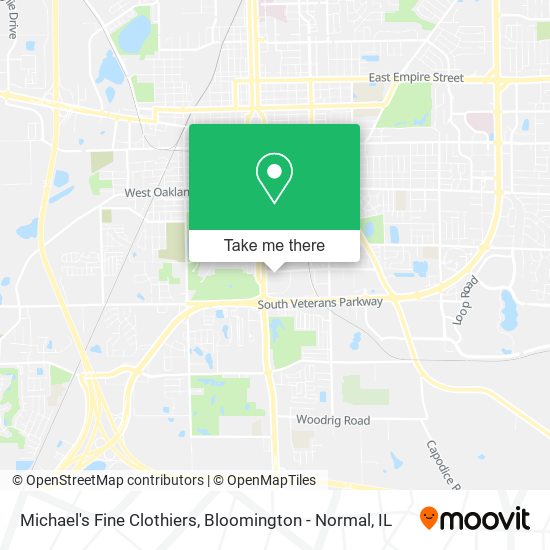 Michael's Fine Clothiers map