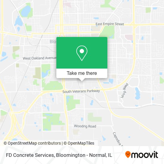 FD Concrete Services map