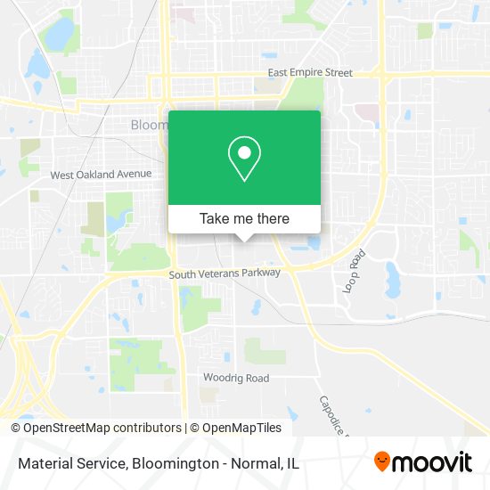 Mapa de Material Service