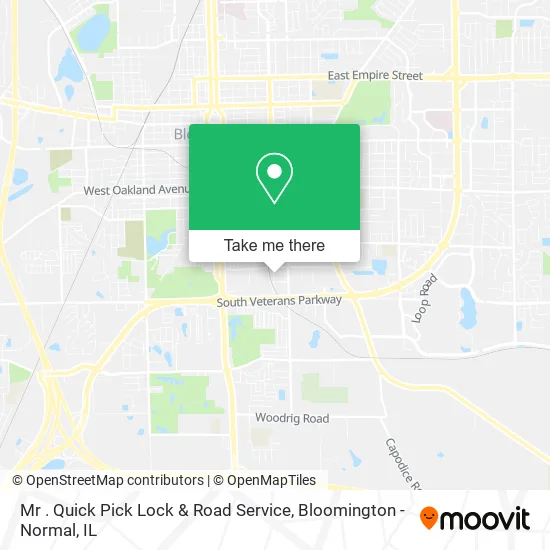 Mr . Quick Pick Lock & Road Service map