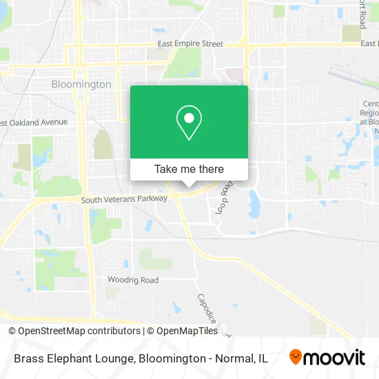 Brass Elephant Lounge map