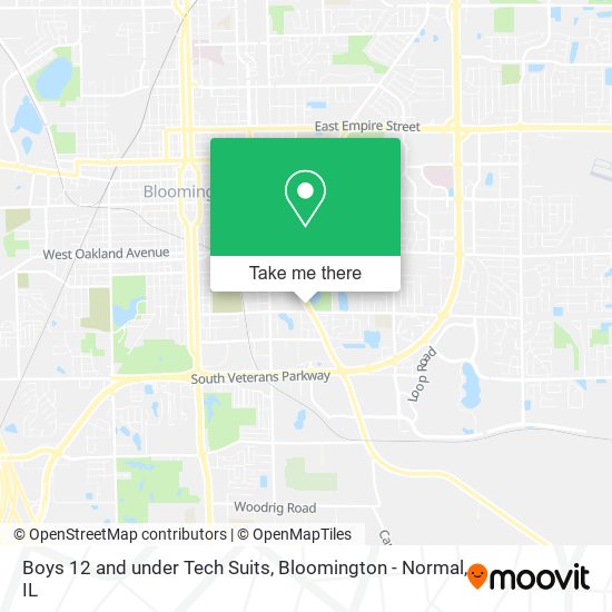 Boys 12 and under Tech Suits map