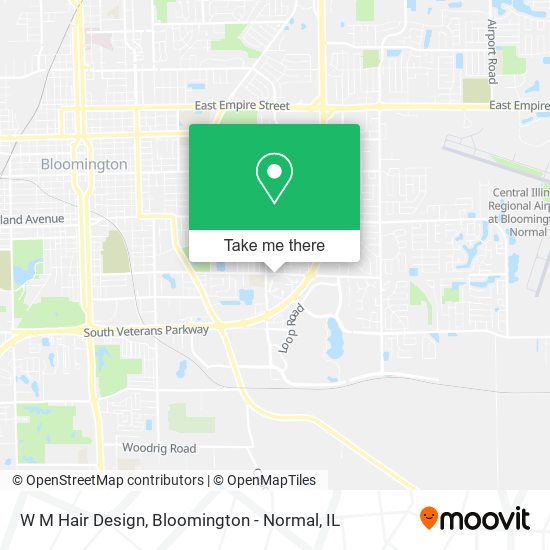 W M Hair Design map