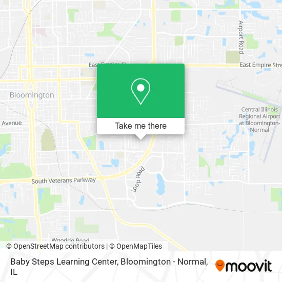 Baby Steps Learning Center map
