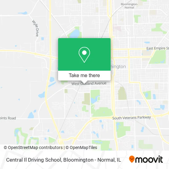Mapa de Central Il Driving School