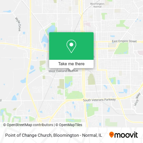 Point of Change Church map