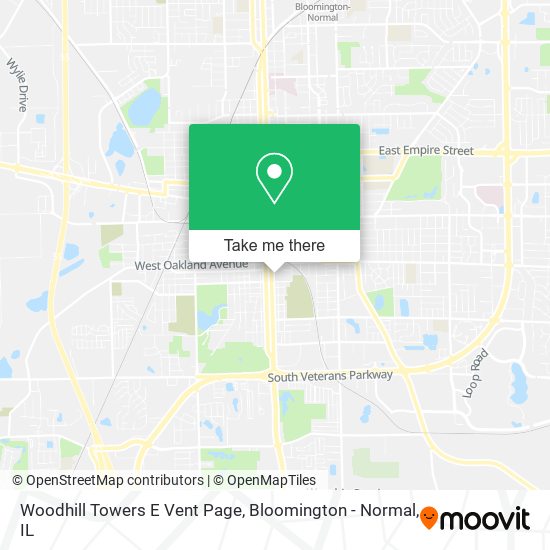 Mapa de Woodhill Towers E Vent Page