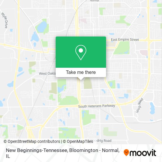 Mapa de New Beginnings-Tennessee