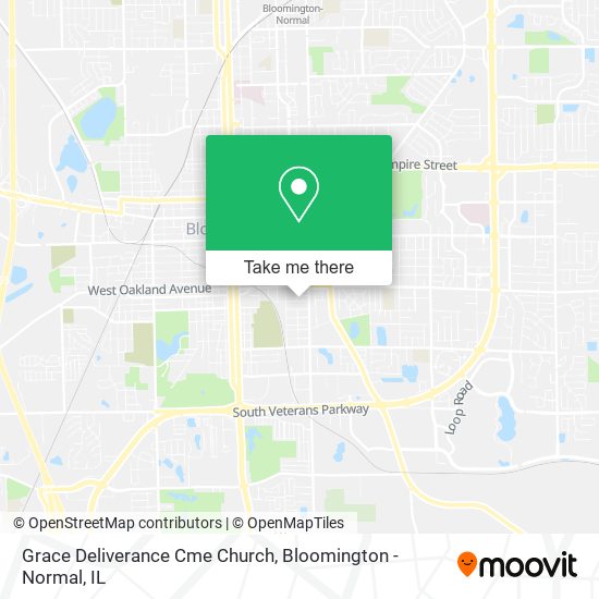 Grace Deliverance Cme Church map