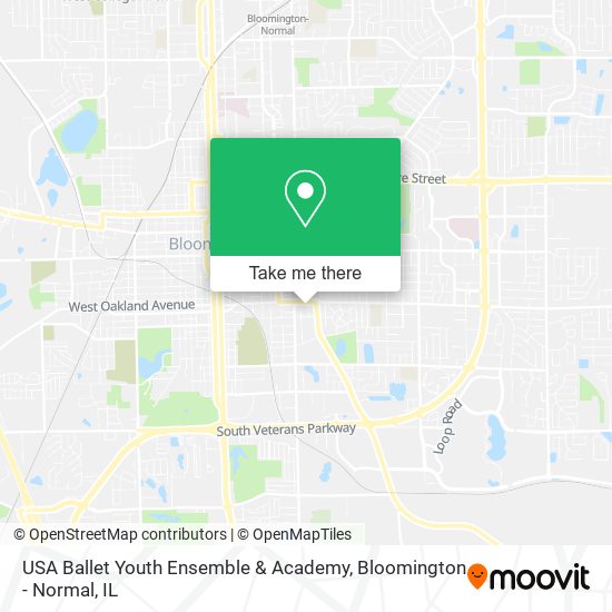 USA Ballet Youth Ensemble & Academy map