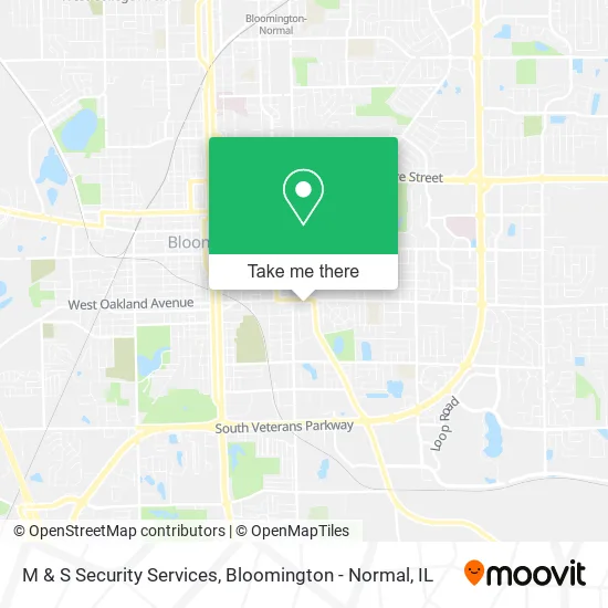 M & S Security Services map