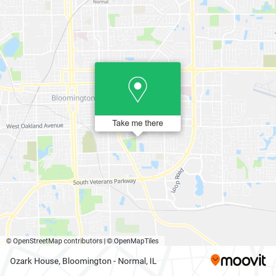 Ozark House map
