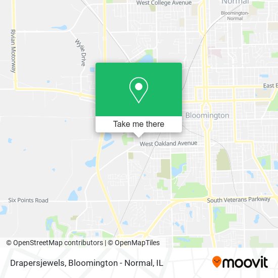 Drapersjewels map