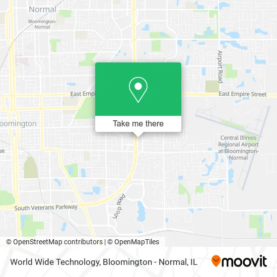 World Wide Technology map