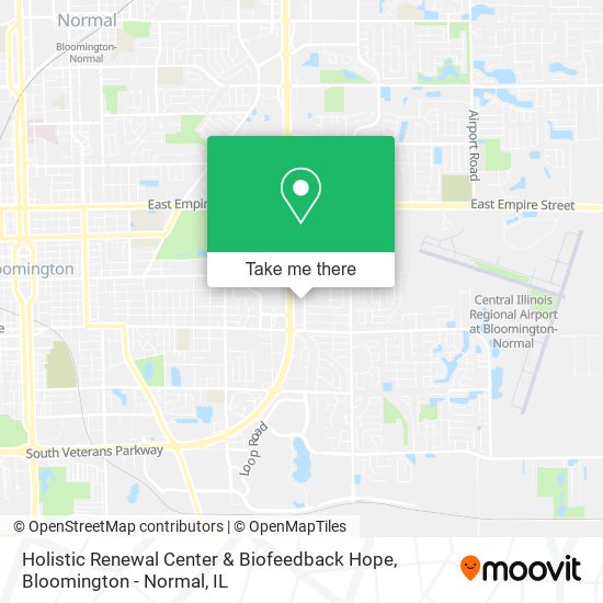 Holistic Renewal Center & Biofeedback Hope map