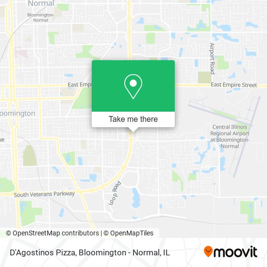 Mapa de D'Agostinos Pizza
