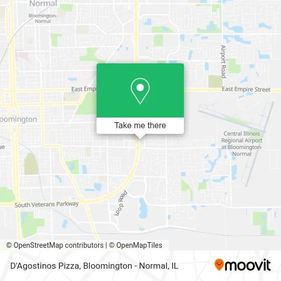 D'Agostinos Pizza map